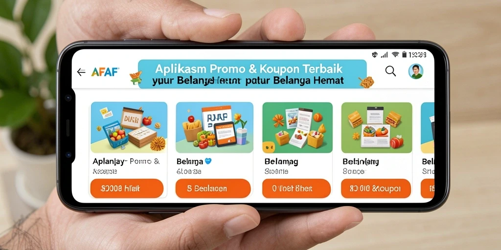 Tampilan antarmuka AFAF yang menarik dengan berbagai penawaran promo.