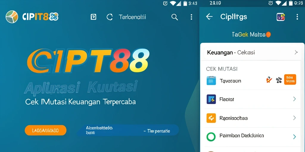 Tampilan antarmuka aplikasi Cek Mutasi yang sederhana dan mudah digunakan.