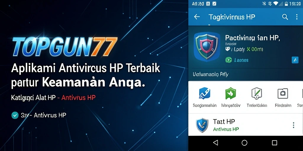 Antarmuka pengguna TOPGUN77 yang intuitif dan menarik.